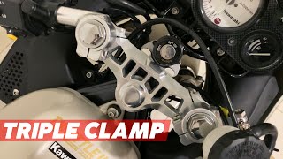 TRIPLE CLAMP WR3 NINJA RR 150 [upl. by Clyde]