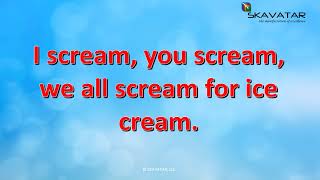 TongueTwister I scream you scream  92 FAIL Trying [upl. by Ebeohp]