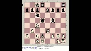 Goldfarb J vs Rubinstein Akiba  Lodz Chess 1907 Poland [upl. by Yasu132]