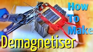 Demagnetiser To Demagnetize Metals  Remove Magnetism [upl. by Mehalek]