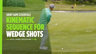 How to Hit Short Wedge Shots Using the Kinematic Sequence  Titleist Tips [upl. by Ainatit460]