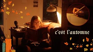 VLOG LECTURE AUTOMNAL 🍁 en gros il pleut et je lis des livres [upl. by Lyreb152]