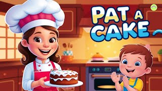 Pat a Cake Song  Fun Animated Nursery Rhyme for Kids [upl. by Neelrihs]