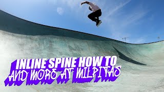 HOW TO  air a spine  skate tips amp tricks [upl. by Elahcim]