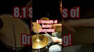 The Craziest Drum Solo in 84 Seconds drums music shorts [upl. by Nifares]