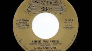 LITTLE ANTHONY  Nothing From Nothing [upl. by Leima]