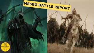 MESBG Battle Report  650 pts Mordor vs Riders of Theoden [upl. by Yemrots]