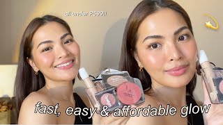 AFFORDABLE GLOWY LOOK FOR COMBO amp OILY SKIN 💫 • Joselle Alandy [upl. by Hintze]