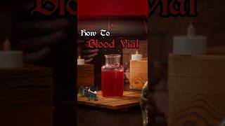 How To Make The Blood Vial  Bloodborne Cocktail bloodvial bloodborne sincitybartender [upl. by Enaamuj991]