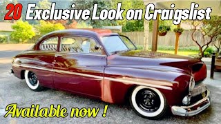 20 Exclusive Look on Craigslist  Classic Cars Under 25K on Craigslist by Owners [upl. by Nyrhtakyram]