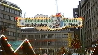 Schöne Weihnachtsaufnahmen aus Düsseldorf 1992 [upl. by Hachmann29]