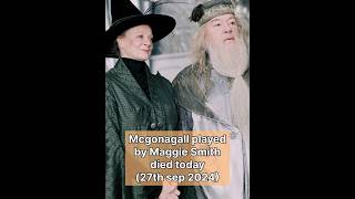 Our beloved Professor McGonagall is no more [upl. by Saddler]