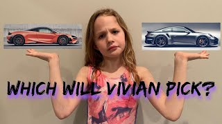 Which Supercar Will Vivian Pick McLaren 765 LT VS Porsche 911 Turbo S [upl. by Yasmin]