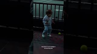 El hijo de RAFA NADAL ya juega al TENIS [upl. by Coralie]