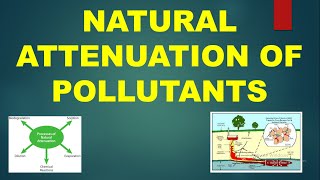 Natural Attenuation of environmental contaminants Contaminants Pollutants Bioremediation [upl. by Inez]