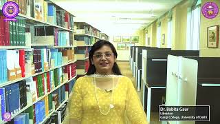 PGDADLM  Admission Highlights by Dr Babita Gaur Librarian Gargi College University of Delhi [upl. by Panta]