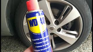 ➤ Nettoyer une jante aluminium avec du WD 40 [upl. by Mya]