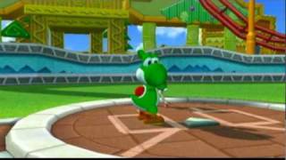 Lets Play Mario Super Sluggers Part 5 Yoshi Park 2 [upl. by Myo]