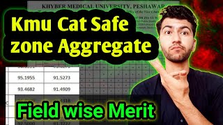 KMU CAT cut off Merit list 202425  Kmu cat Feild wise merit list kmucat [upl. by Ymarej]