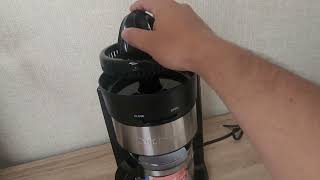 Cuisinart Zitruspresse mit Karaffe CCJ 900P1 Testbericht [upl. by Annirak]