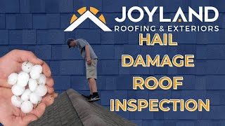 Hail Damage Roof Inspection [upl. by Norrehs]