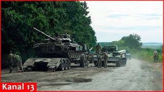 Ukrainian paratroopers captured seven Russian tanks in Kursk there is new Russian T90M among them [upl. by Nomis237]