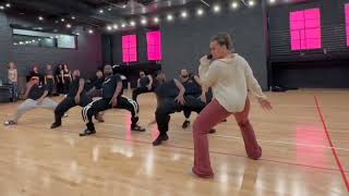 SUPER BOWL  RIHANNA WORK  PARRIS GOEBEL CHOREOGRAPHY REHEARSALS [upl. by Anneehs721]