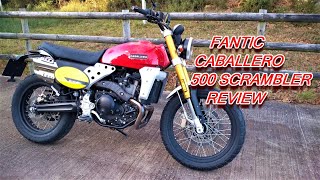 ★ FANTIC CABALLERO 500 SCRAMBLER REVIEW ★ [upl. by Shelagh]