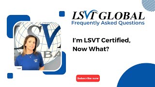 I’m LSVT Certified Now What [upl. by Eliades978]