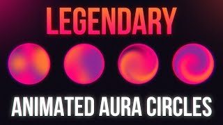 Gradient Aura Circle in after effects [upl. by Llevron]