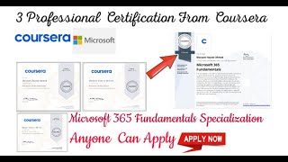 Microsoft 365 Fundamentals Specialization [upl. by Pallaton]