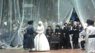 Chosson Kallah Mitzvah Tanz  Sanz Klausenburg Wedding In Israel 2009 Part 27 [upl. by Lorette]