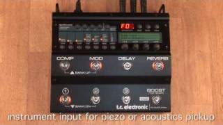 TC Electronic GNatural Acoustic Guitar Processor [upl. by Nosyk]