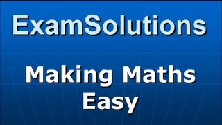 Differentiation Revision Example  ExamSolutions Maths Tutorials  C1 Edexcel January 2012 Q1a [upl. by Acillegna]