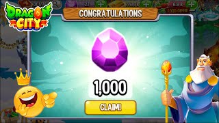 How to Get 1000 Gems in Dragon City for Beginners 2023 😍 [upl. by Nyrek]