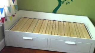 ikea brimnes daybed assembly service in DC MD VA by Dave Song of Furniture Assembly Experts [upl. by Soalokin]