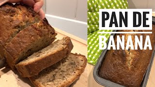 La MEJOR receta de pan de banana al estilo americano [upl. by Idoux577]