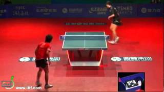 Jun Mizutani vs Dimitrij OvtcharovHarmony China Open 2011 [upl. by Heinrich]