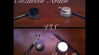 Comparative review Elizabeth Arden vs Maybelline Gel Liners [upl. by Naras422]