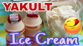 How to make YAKULT ice cream Easy steps [upl. by Eisele]