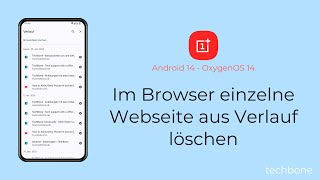 Im Browser einzelne Webseite aus Verlauf löschen  OnePlus Android 14  OxygenOS 14 [upl. by Oona]