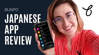 Great app for Japanese grammar  Bunpo app review [upl. by Feucht354]