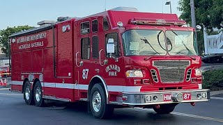 FIRST CATCH Oxnard Fire Department Hazmat 87  HM87  Clearing from a Methane Gas Spill vcfd [upl. by Chun361]