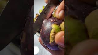 Mangosteen fruit cutting [upl. by Leahcym296]