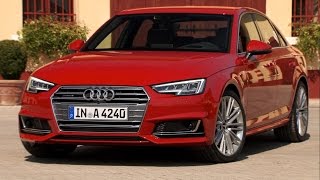 Audi A4 Sedan Tango Red  Interior Exterior and Drive [upl. by Epilif]