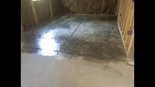 PROCESS OF SEALING CONCRETE FLOOR IN HOUSE “WET LOOK” [upl. by Assirrak711]