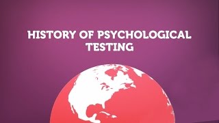 Psychological Assessment Lesson 2  History of Psychological Testing [upl. by Thilda]