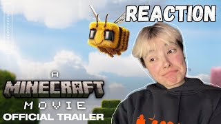 A Minecraft Movie  Official Trailer REACTION [upl. by Atnad898]