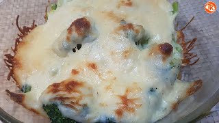 BRÓCOLI CON BECHAMEL Y QUESO GRATINADO [upl. by Angelico672]