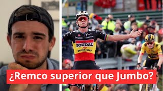 EVENEPOEL SUPERA al JUMBO en la MONTAÑA  ETAPA 3 LA VUELTA 2023 [upl. by Ellehcsor433]